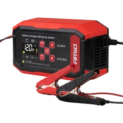 Nabíječka autobaterií digitální 12V (25A) a 24V (12A) s funkcí Boost