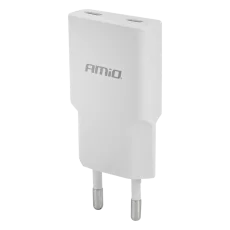 Síťová nabíječka 230V 2× USB-C 30W