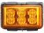 LED stroboskop Proplast PRO-STROBE žlutý s držákem