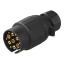 Zástrčka tažného zařízení 13PIN PVC Multicon West