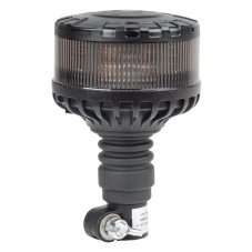 LED maják na bajonet pružný čirý, oranžový W28P Heavy Duty