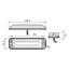 LED stroboskop Proplast PRO-TWIN-CAN na povrch - černý – pohled 3 LED stroboskop Proplast PRO-TWIN-CAN na povrch - černý – pohled 3