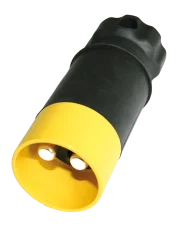 Zástrčka NATO Jaeger žlutá 50mm² - černo/žlutá