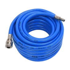 Vzduchová hadice PVC 10mm 20bar + rychlospojky - 10m