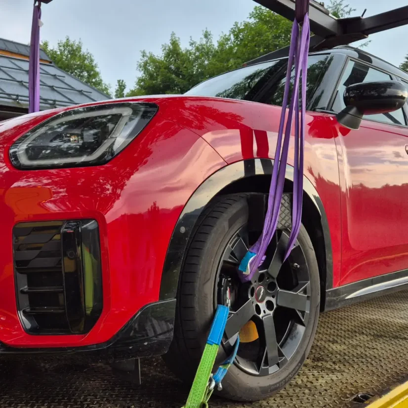 Sada zvedacích smyček pro nakládání vozidel hydraulickou rukou