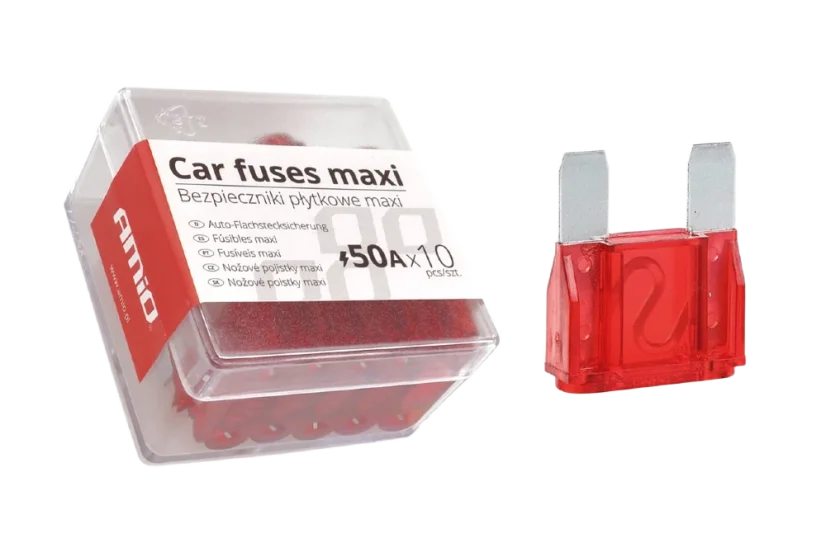 Autopojistky nožové MAXI 50A - sada 10ks Autopojistky nožové MAXI 50A - sada 10ks