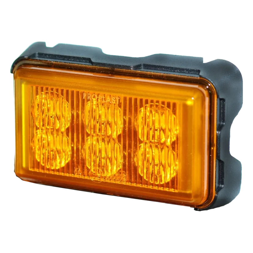 LED stroboskop Proplast PRO-STROBE s držákem - žlutý