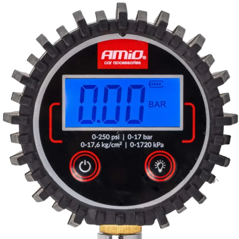 Měřič tlaku v pneumatikách Amio GL-1099B digitální - 17bar