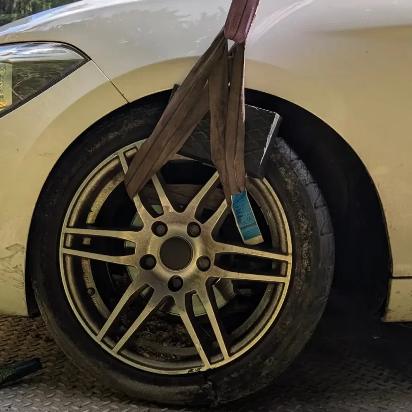 Sada zvedacích smyček pro nakládání vozidel hydraulickou rukou