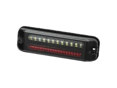 LED zadní mlhové / couvací světlo Proplast PRO-TWIN-CAN Black Edition 12/24V - povrchová montáž