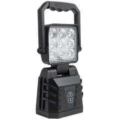 Přenosná pracovní LED svítilna AMiO 15W 1000lm + výstražný režim