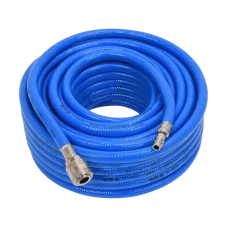 Vzduchová hadice PVC 10mm 20bar + rychlospojky - 20m