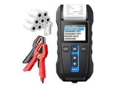 Tester akumulátoru, altermnátoru a startéru TOPDON BT300P s tiskárnou