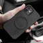 Magnetický držák telefonu s indukčním Qi dobíjením - s přísavkou