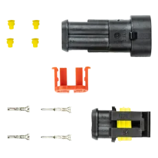Konektor voděodolný univerzální 2pin - pár