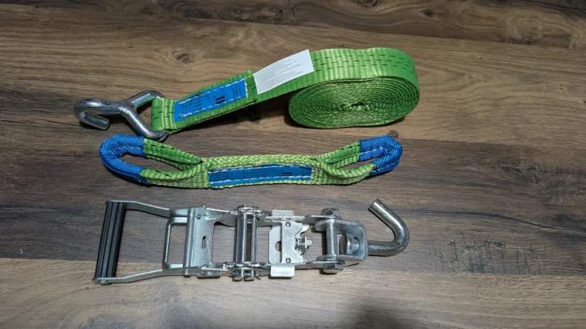 Upínací kurt okolo kola 3t 3,5m ráčna bez textilu VDI 2700