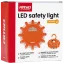 Magnetický výstražný puk AMIO 12+3 LED - oranžový