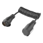Spirálový kabel 13PIN 12V zástrčka+zásuvka