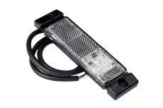 LED obrysové světlo přední Proplast bílé s odrazkou bokem