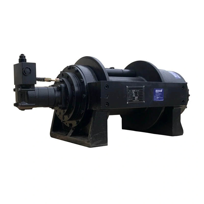 Naviják hydraulický BST H 45000 lbs ocelové lano