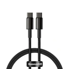 USB kabel Baseus Tungsten Gold USB-C / USB-C , 100 W, 1m
