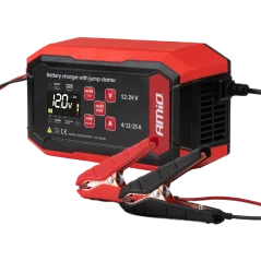 Nabíječka autobaterií digitální 12V (25A) a 24V (12A) s funkcí Boost