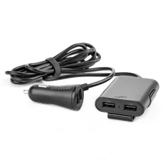 Nabíječka do auta s USB prodlužovákem 4x USB-A