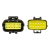 Konektor voděodolný univerzální 12pin - pár