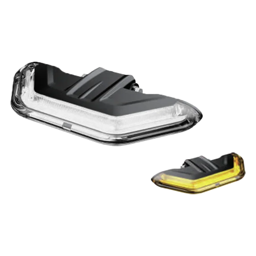 LED rohový maják Proplast PRO-CORNER-STROBE II - oranžový, sada 4 ks
