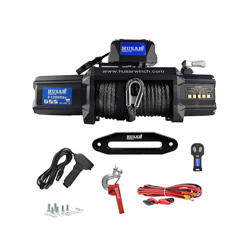 Naviják BST S 12000 LBS 12V syntetické lano