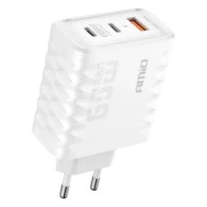 Síťová nabíječka 2x USB-C + USB-A 65W