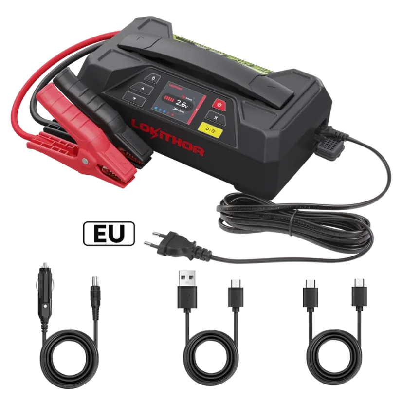 Startovací zdroj  Lokithor JTC4250 THE ONE 12V 4250A LiFePO₄ + tester a nabíječka autobaterií