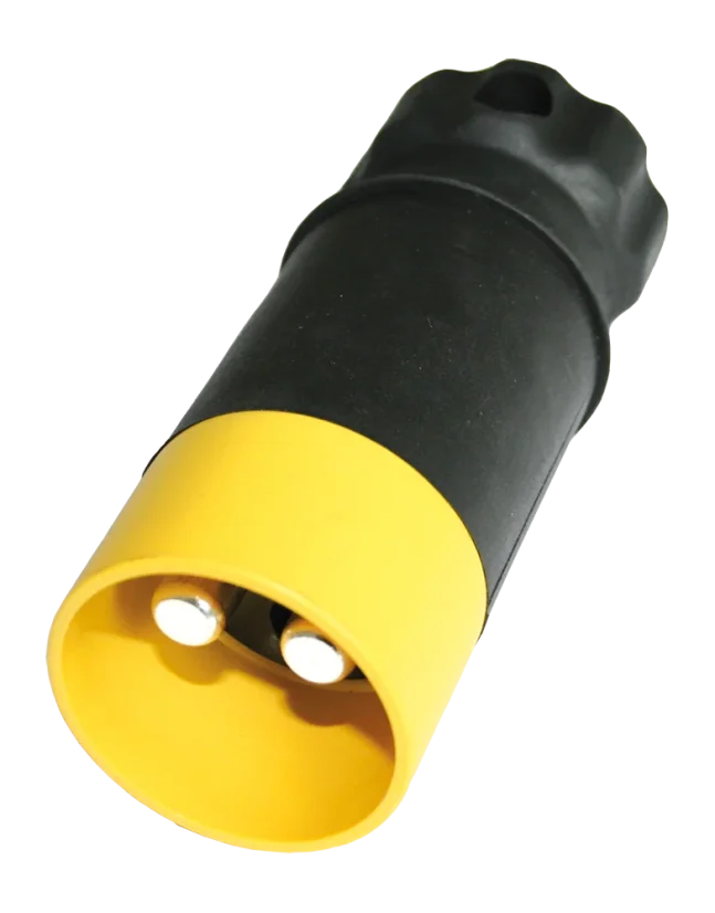 Zástrčka NATO Jaeger žlutá 50mm² - černo/žlutá