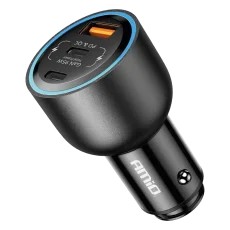Nabíječka do auta 2x USB-C + USB-A 95W 12/24V
