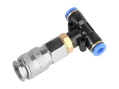 T-spojka 6mm na vzduch s rychlospojkou DN  7,2