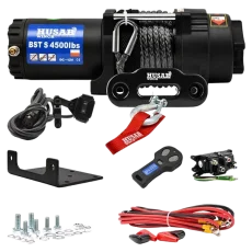 Naviják elektrický BST S 4500 LBS 12V, syntetické lano