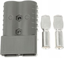 Výkonový silový konektor (proudová spona) Anderson SB350A, šedý