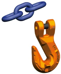 Vyprošťovací řetěz se zkracovacím hákem G10 13mm 1m