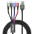 USB kabel Baseus 4v1 USB-A / Lightning + USB-micro + 2xUSB-C 3,5A 1,2m