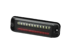 LED zadní mlhové / couvací světlo Proplast PRO-TWIN-CAN Black Edition 12/24V - povrchová montáž