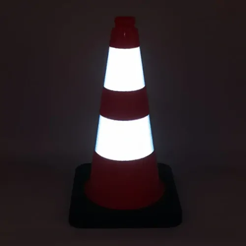 Dopravní kužel Black Base II - 50 cm